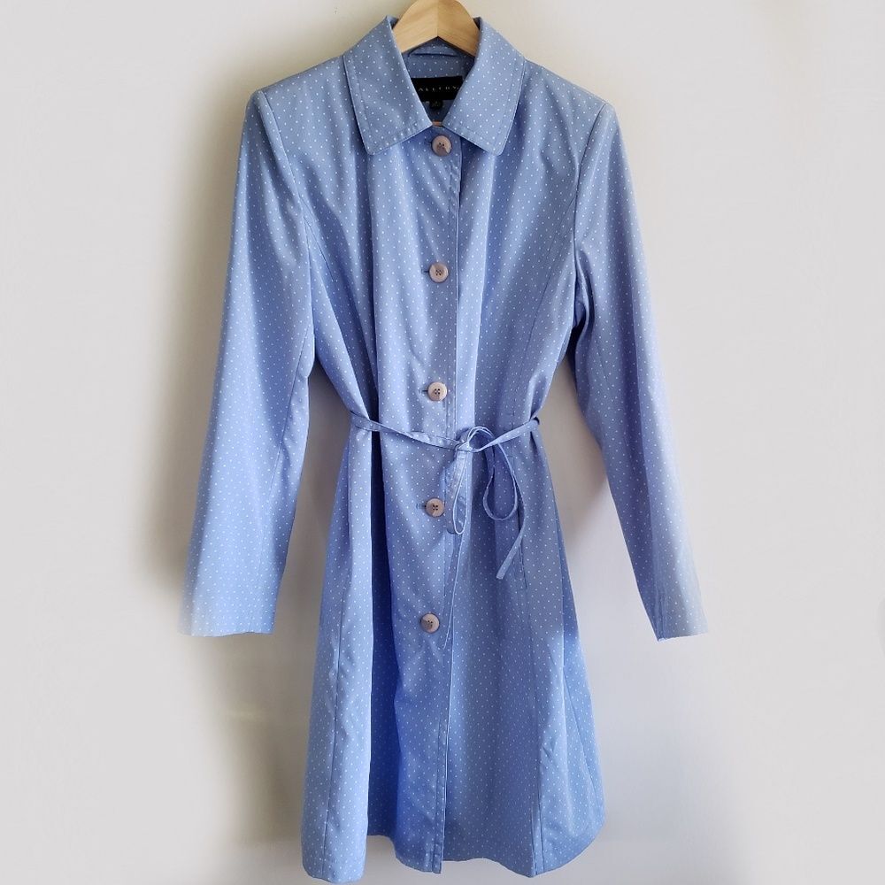 Gallery Light Blue Confetti Dots Jacket S - Picture 1 of 7